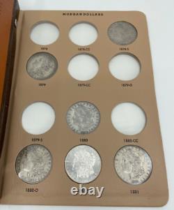 1878-1890, 18 PC. SET Mostly BU Morgan Silver Dollar Collection