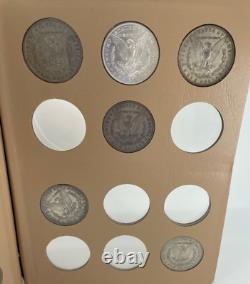 1878-1890, 18 PC. SET Mostly BU Morgan Silver Dollar Collection