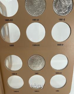 1878-1890, 18 PC. SET Mostly BU Morgan Silver Dollar Collection