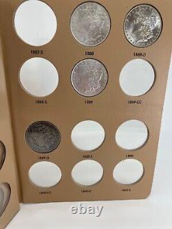 1878-1890, 18 PC. SET Mostly BU Morgan Silver Dollar Collection