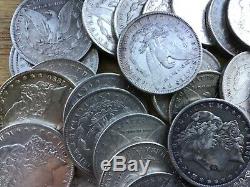 1878-1904 Morgan silver dollars culls -lot of 20 coins- Mix Dates m1001