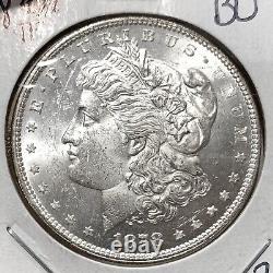 1878 7TF Morgan Silver Dollar CHOICE BU UNCIRCULATED MS E859 JCMM