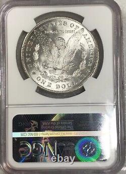 1878 7TF Reverse of 1878 Morgan Silver Dollar NGC MS64 7 Tail Feathers