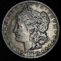 1878 8TF Morgan Silver Dollar CHOICE XF E383 RLS