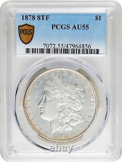 1878 8TF PCGS AU55 Morgan Silver Dollar 964856