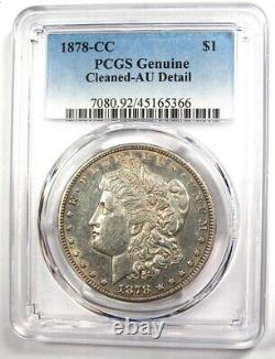 1878-CC Morgan Silver Dollar $1 Certified PCGS AU Detail Carson City Coin