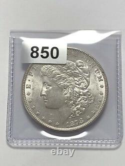 1878 P Morgan Silver Dollar 7TF Rev 78 UNC #850