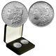 1878 And 1921 First And Last Morgan Silver Dollar In Collectors Gift Box