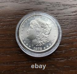 1878-s Morgan Silver Dollar In Bu Proof Like Condition
