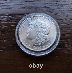 1878-s Morgan Silver Dollar In Proof Like Bu Condition