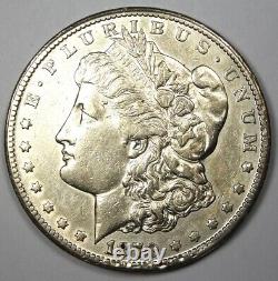 1879-CC Morgan Silver Dollar $1 Carson City Coin AU Details Rare Date