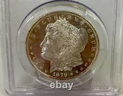 1879-P Morgan Dollar PCGS MS63 DMPL CAC Snow White Deep Mirror Proof Like