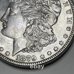 1879 P Morgan Silver Dollar Silver Coin, AU 81041