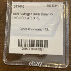 1879 S Morgan Silver Dollar, Choice Uncirculated