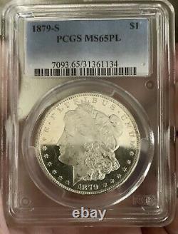 1879 S Morgan Silver Dollar! MS65PLCHOICE GEM CAMEOUDM