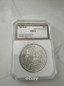 1879 S. Morgan Silver Dollar MS 65