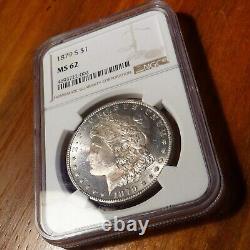 1879 S Morgan Silver Dollar NGC Graded MS62