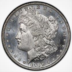 1879-S Morgan Silver Dollar, PCGS MS63, Gold Shield Label
