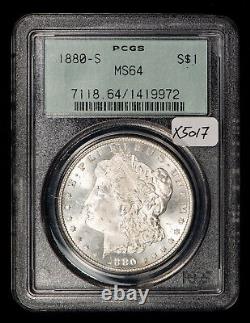 1880/9-S Morgan Dollar -Semi PL- VAM 11 Hot 50 OGH PCGS MS 64 VIDEO X5017