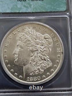 1880/9 s Vam-11 Morgan silver dollar Ms63 Looks PL