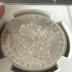 1880-CC Morgan Silver Dollar, NGC MS 63 Bright White Beauty Excellent Coin