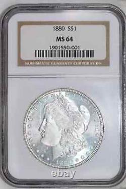 1880 Morgan Dollar Ngc Ms64