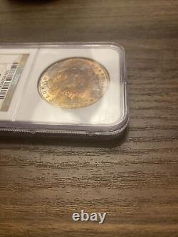 1880 Morgan Dollar Silver $1 MS 63 NGC Toned