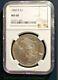 1880 Morgan Silver Dollar S $1 Ms 60 Ngc