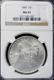 1880-p Morgan Silver Dollar Ngc Ms63 Nice-philadelphia Minted Coin