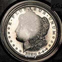 1880-S $1 Morgan Silver Dollar Looks Proof-Like OGH PCGS MS 64 SKU-X5020