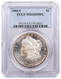 1880-S Morgan Silver Dollar $1 PCGS MS65 DMPL SKU53246