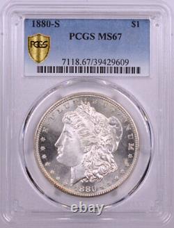 1880-S Morgan Silver Dollar PCGS MS67