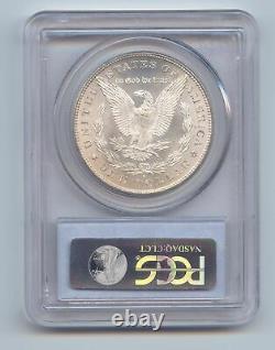 1880-S Morgan Silver Dollar, PCGS MS-63, Mostly White