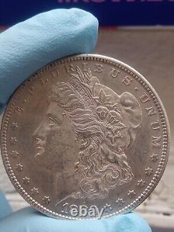 1880 S Morgan Silver Dollar proof-like reverse ($1 rev PL prooflike) GEM UNC