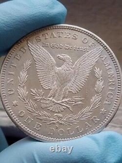 1880 S Morgan Silver Dollar proof-like reverse ($1 rev PL prooflike) GEM UNC