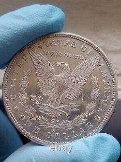 1880 S Morgan Silver Dollar proof-like reverse ($1 rev PL prooflike) GEM UNC