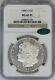 1880-s Ngc Silver Morgan Dollar Ms65pl Cac Proof-like With Cameo Contrast