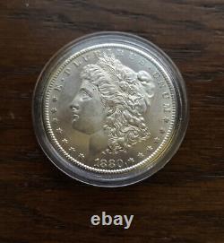 1880-s Morgan Silver Dollar In Top Proof Like Reverse Condition