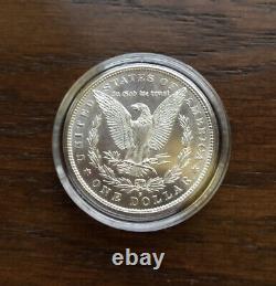 1880-s Morgan Silver Dollar In Top Proof Like Reverse Condition