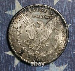1880-s Morgan Silver Dollar Proof Like Toned Collector Coin. Free Shipping