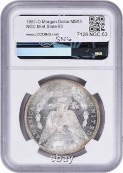1881-O Morgan Silver Dollar MS63 NGC