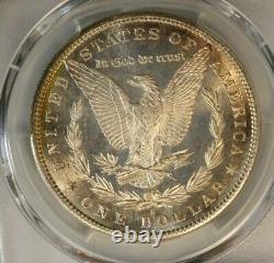 1881-S $1 Morgan Silver Dollar, PCGS MS 67, CAC Approved, Superb! Slight toning