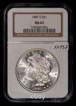 1881-S $1 Morgan Silver Dollar Semi Proof Like NGC MS 65 SKU-X4737