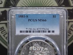 1881 S Morgan SILVER Dollar $1 PCGS MS66 #616 East Coast Coin & Collectables