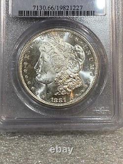 1881 S Morgan Silver Dollar PCGS MS66 FROSTY WHITE STUNNING SPECIMEN (227)