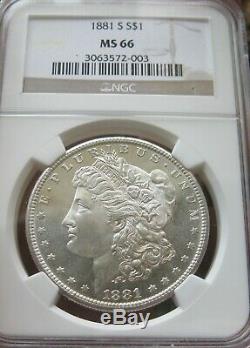1881-S NGC MS 66 Morgan Silver Dollar