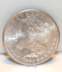 1881 S US Morgan Silver Dollar Gem Unc PL