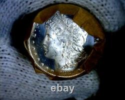 1881-cc Blast White Unc Morgan Silver Dollar from a fresh Roll Will Grade Out