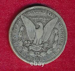 1881-cc Morgan Silver Dollar Very Nice Circulated Fine Free Shipping