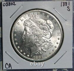 1881-s Morgan Silver Dollar Collector Coin. Free Shipping